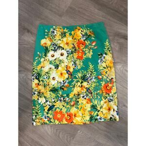 Eric Signature size 8 floral pencil skirt
